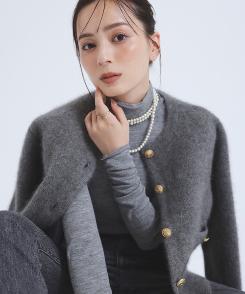 anuans（アニュアンス） ジャケット ノーカラージャケット 「ZOZO限定