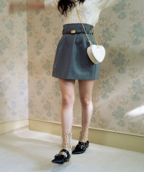 FURFUR（ファーファー） パンプス 「WEB限定カラー」ダブルストラップ