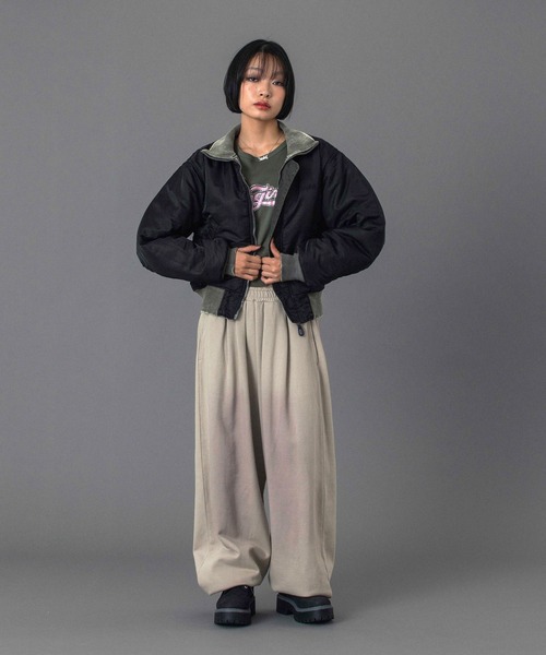 X-girl（エックスガール） ma1 ma-1 FADED REVERSIBLE MA-1 JACKET