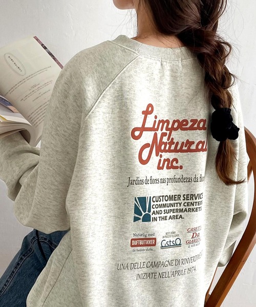 6 トレーナー スウェット 「6(ROKU)」ダメージ ペイント スウェット