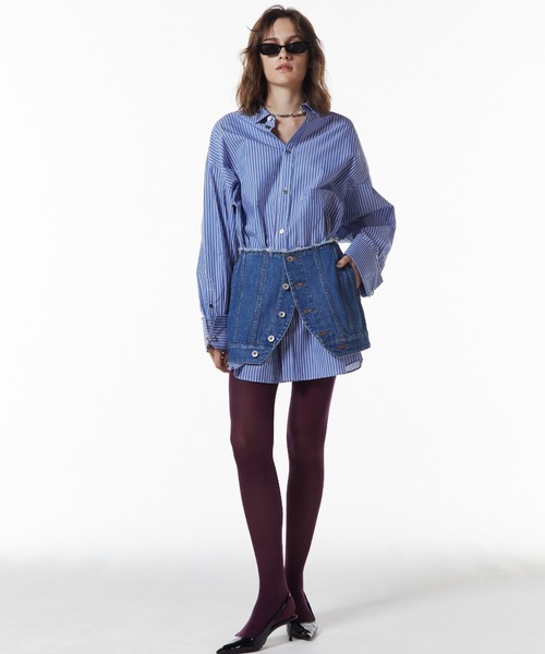 JOSE MOON（ジョゼムーン） ブラウス シャツ JOSEMOON STRIPE SHIRT