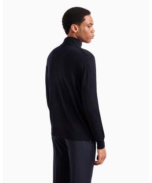 EMPORIO ARMANI カーディガン 「エンポリオ アルマーニ」ジップアップ