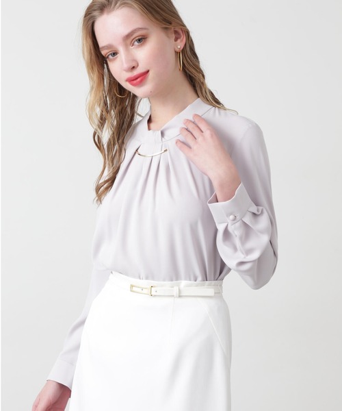 PINKY&DIANNE（ピンキー アンド ダイアン） ブラウス シャツ メタル