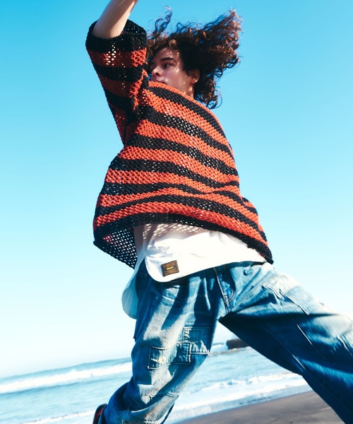 glamb（グラム） セーター ニット Openwork Border Knit / オープン