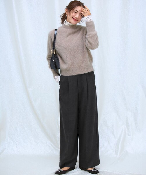 23区（ニジュウサンク） ニット セーター フォックスカシミヤファー