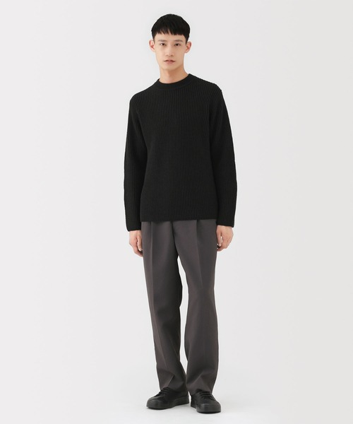 MUJI Labo セーター ニット 「MUJI Labo」紳士 メリノウール畦編み