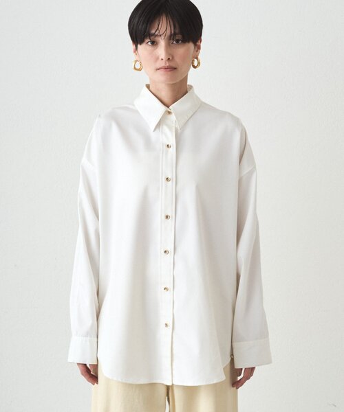 Loungedress（ラウンジドレス） ブラウス シャツ サテンBIGシャツ