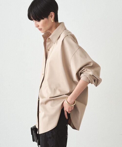 Loungedress（ラウンジドレス） ブラウス シャツ サテンBIGシャツ