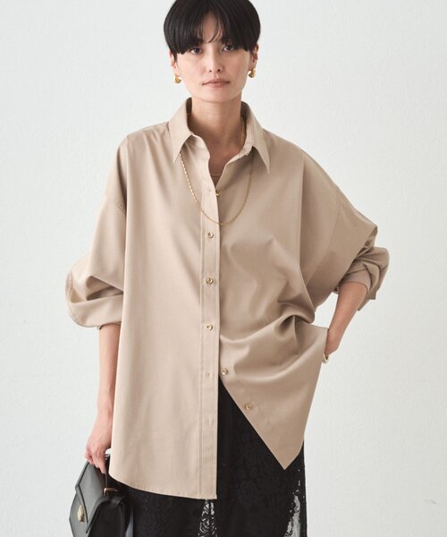 Loungedress（ラウンジドレス） ブラウス シャツ サテンBIGシャツ