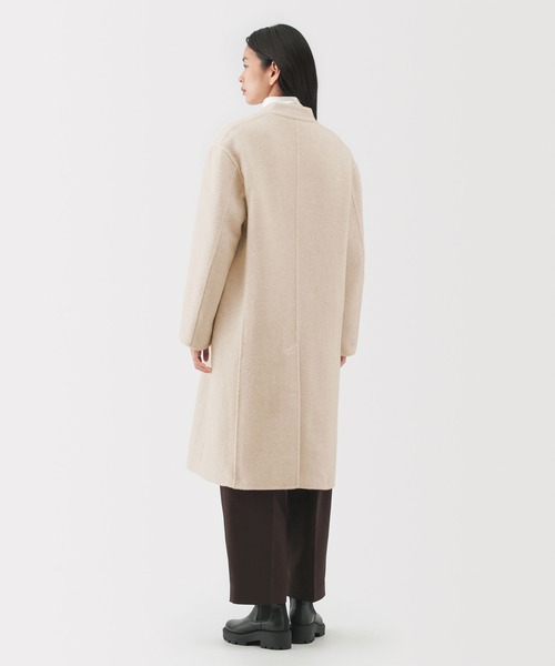 MUJI Labo コート アウター 「MUJI Labo」婦人 カシミヤ混ダブル