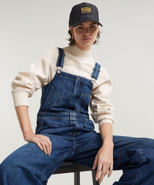G-STAR RAW サロペット オーバーオール STRAIGHT LEG ZIP DUNGAREE