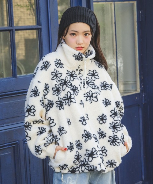 repipi armario（レピピアルマリオ） コート アウター COLORFULボア