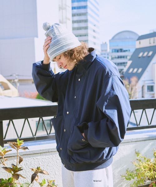 BROKEN BASE（ブロークンベース） ナイロンジャケット 裏フリース