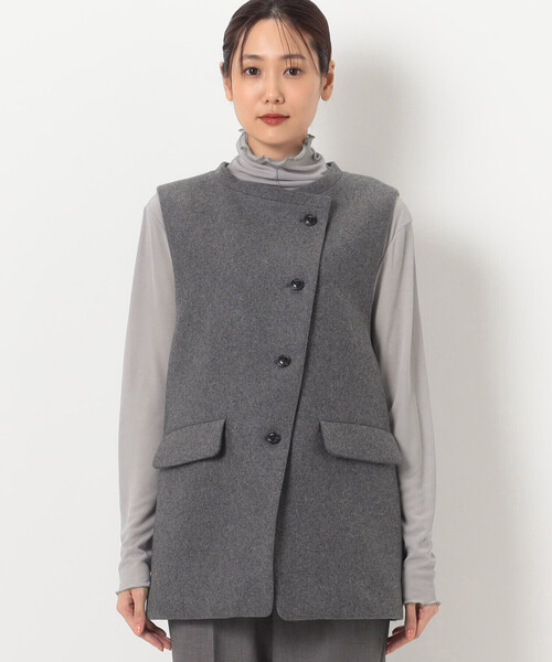 Gabardine K.T（ギャバジンK.T） ベスト ジレ やわらかメルトン