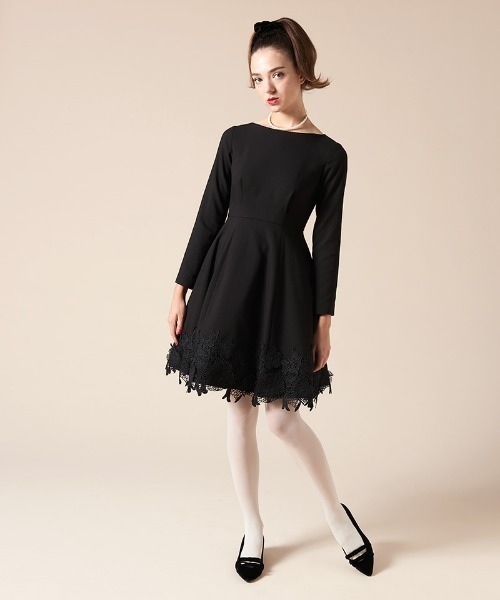 ワンピース ラグジュアリーレースヘムワンピース : ZOZOTOWN Yahoo!店