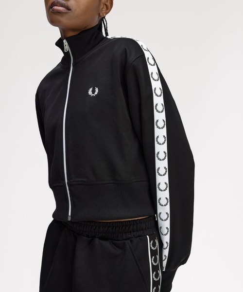 FRED PERRY（フレッドペリー） ジャージ Cropped Taped Track Jacket