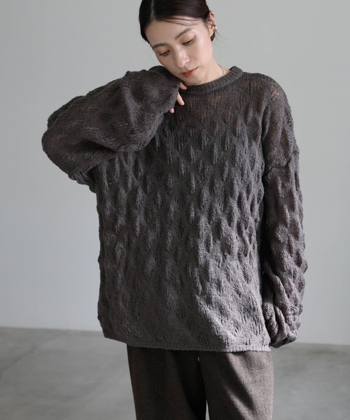 select MOCA（セレクトモカ） ニット セーター モヘアライクドロップ