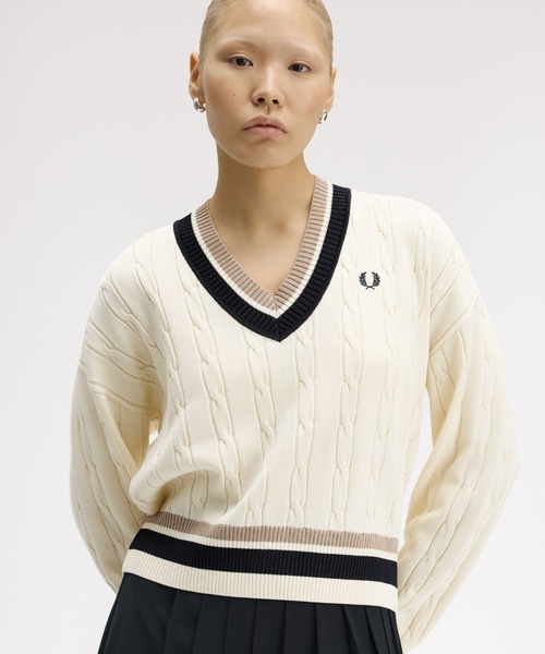 FRED PERRY（フレッドペリー） ニット セーター Bold Tipped Cable