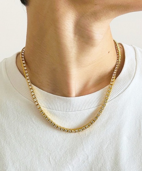 BEATJIVE（ビートジャイブ） ネックレス CZダイヤ 3mm 4mm テニス