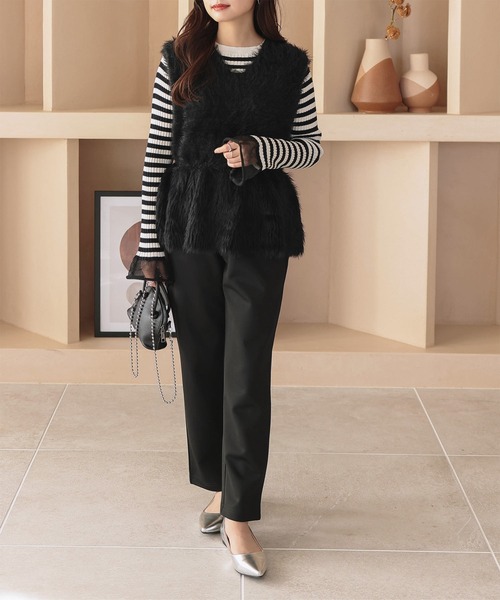 セットアップ 「 セレモニー 」 低身長向けサイズ ペプラムジャケット