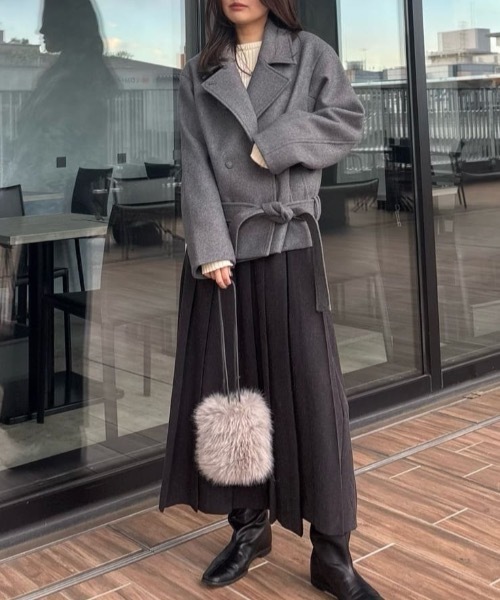 STYLEMIXER（スタイルミキサー） コート アウター ウールベルト