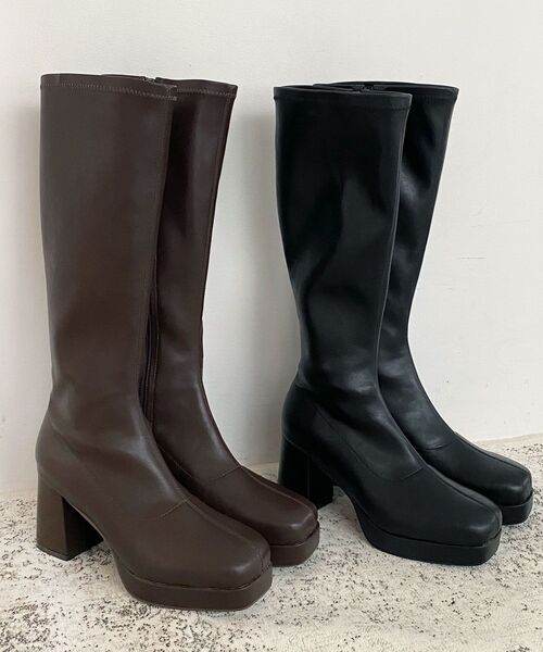 MAJESTIC LEGON（マジェスティックレゴン） ブーツ 美脚ストレッチ