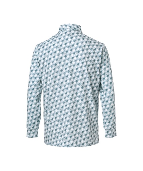 ZOY（ゾーイ） シャツ MEN モノグラムプリント 長袖シャツ メンズ