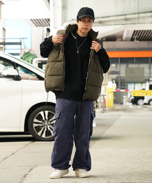 ダウンベスト ベスト ナイロン 中綿 / Nylon Batting Down Vest メンズ