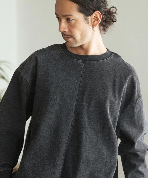 CAMBIO（カンビオ） トレーナー スウェット msw1534-Denim×URAKE