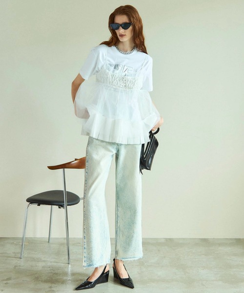 MAISON SPECIAL（メゾンスペシャル） ブラウス シャツ See-through