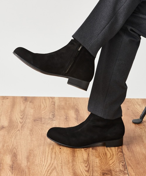 PADRONE（パドローネ） ブーツ 「PADRONE」別注 NUBUCK SIDE ZIP SHORT