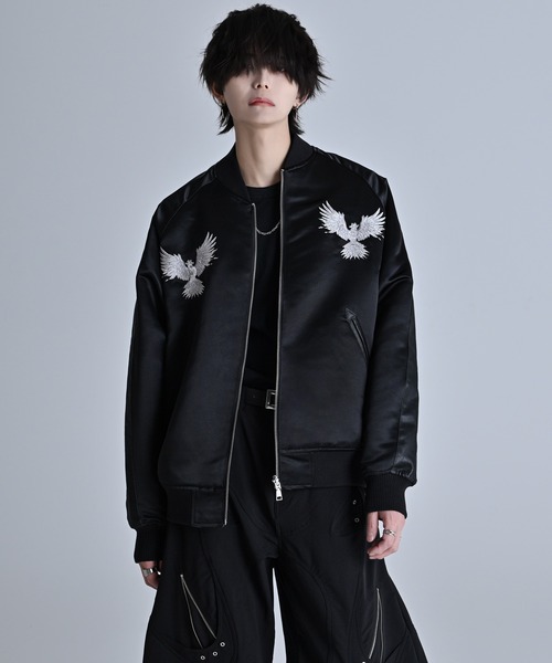 ADRER（アドラー） スカジャン premium reversible suka jumper -wolf