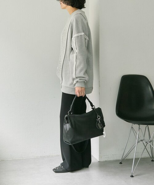 ear PAPILLONNER（イア パピヨネ） ショルダーバッグ バッグ 「本革/A4