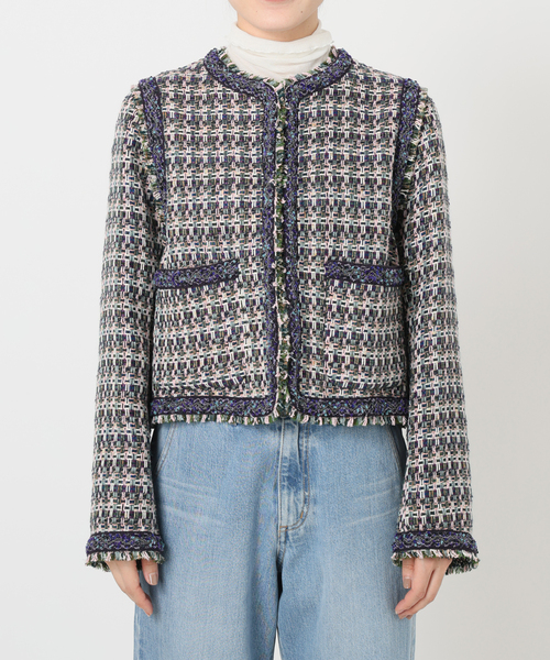 IENA LA BOUCLE（イエナラブークル） ジャケット ノーカラージャケット