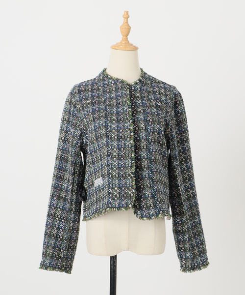 IENA LA BOUCLE（イエナラブークル） ジャケット ノーカラージャケット