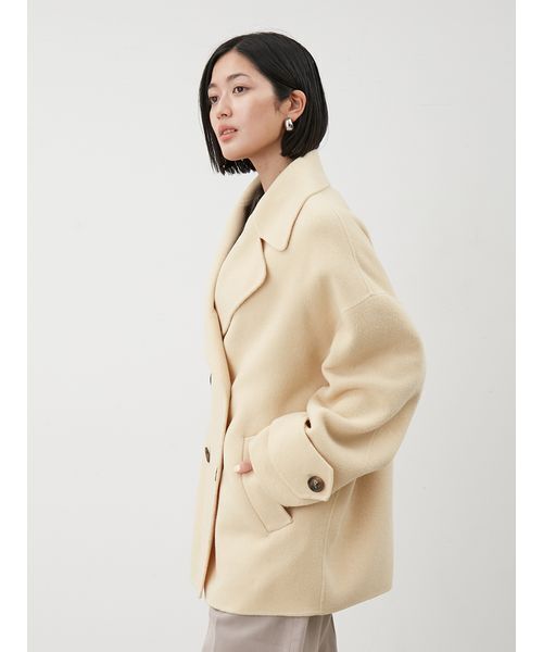 Mila Owen（ミラオーウェン） ピーコート pコート woolコクーン