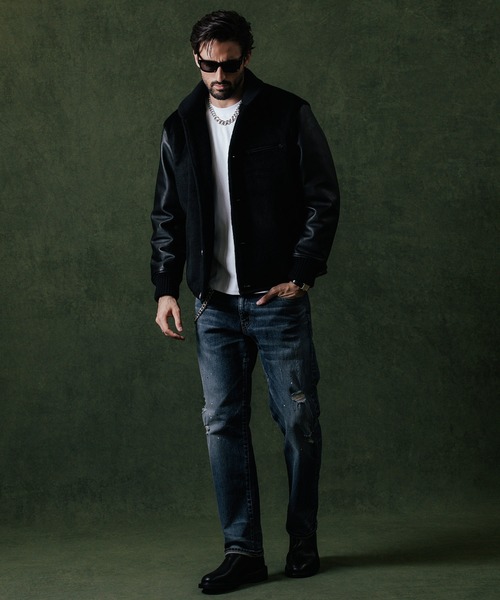 CRIMIE（クライミー） スタジャン ALPACA AWARD CONCHO JACKET