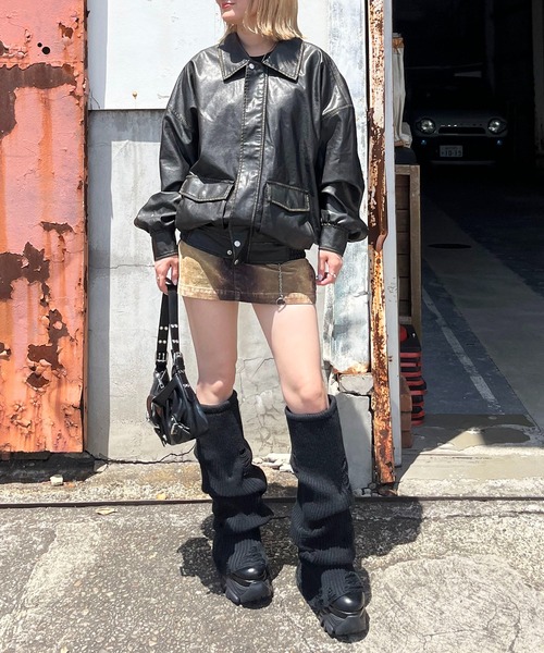 SPIRALGIRL（スパイラルガール） ブーツ レッグウォーマーミドルブーツ