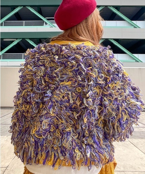 チャイハネ（CAYHANE） カーディガン 「チャイハネ」カラフルループ