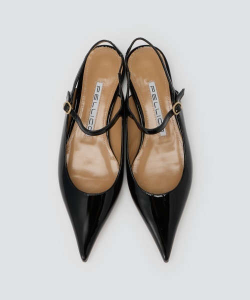 PELLICO（ペリーコ） パンプス CUORE エナメル バックスリング