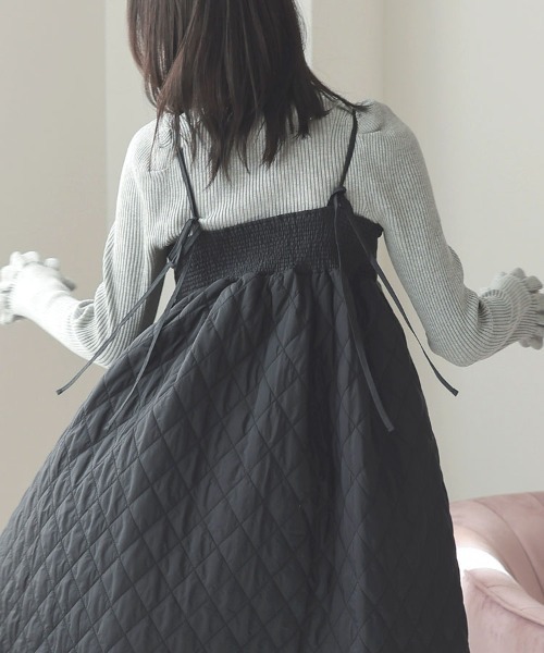 DONOBAN（ドノバン） ワンピース フラワーキルティングワンピース