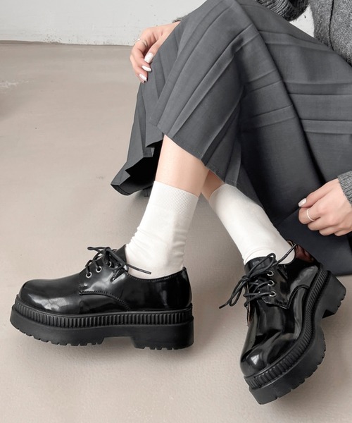 Shoes in Closet（シュークロ） フォーマルシューズ 超軽量厚底 ダブル