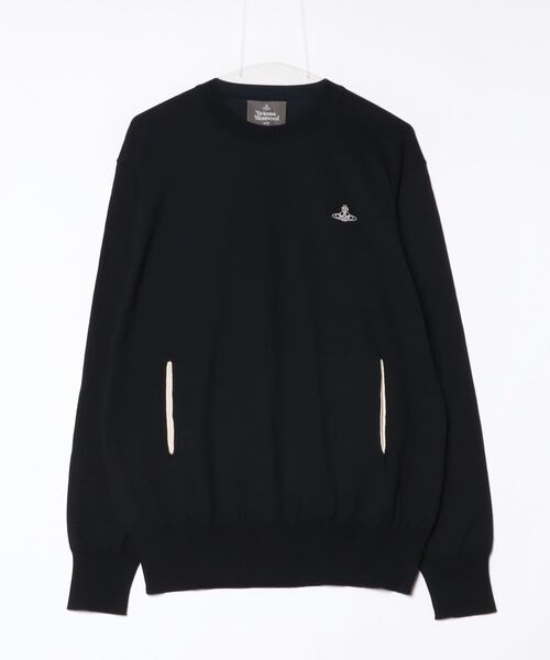 Vivienne Westwood MAN 「Vivienne MAN」 長袖ニット 46 ブラック