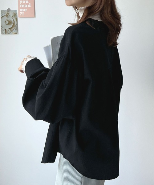 Futier Land（フューティアランド） ブラウス シャツ バルーンスリーブ