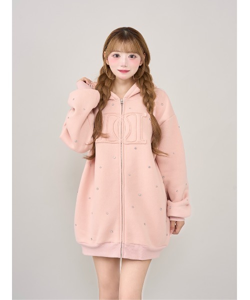 Darich（ダーリッチ） パーカー DDロゴビジュージップパーカー