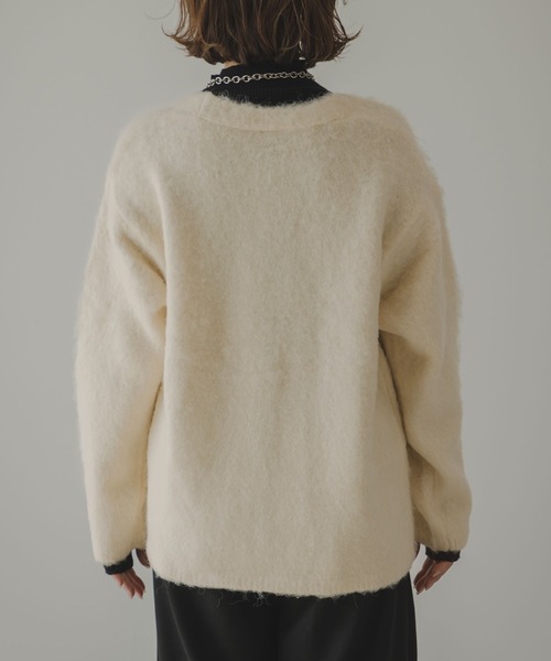 rectangle（レクタングル） カーディガン ウールブレンドモヘアニット