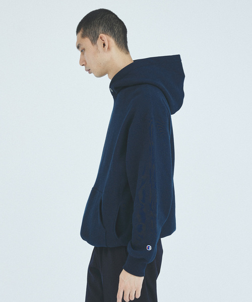 Champion（チャンピオン） パーカー 別注 SOLID SWEAT HOODIE メンズ