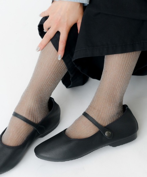 クラウン バレエシューズ パンプス 「CROWN / クラウン」STRAP COURT