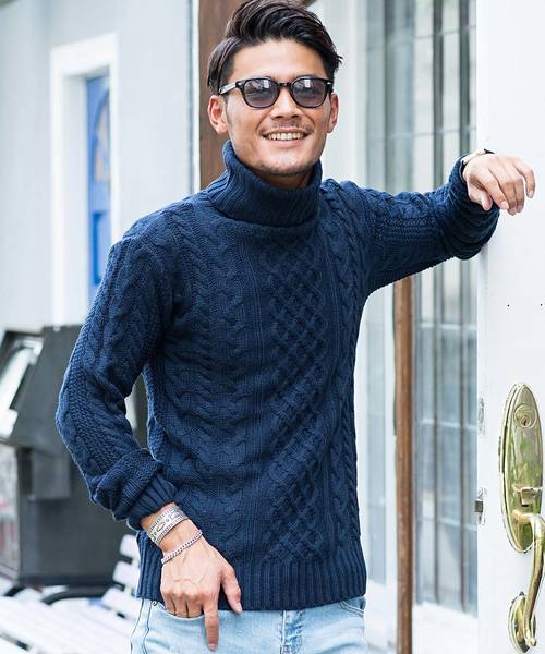 Vicci（ビッチ） セーター ニット 「vicci/ヴィッチ」ケーブル編み