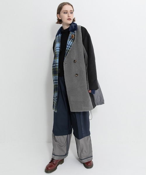 AULA AILA（アウラ アイラ） ピーコート pコート テーラーハーフコート